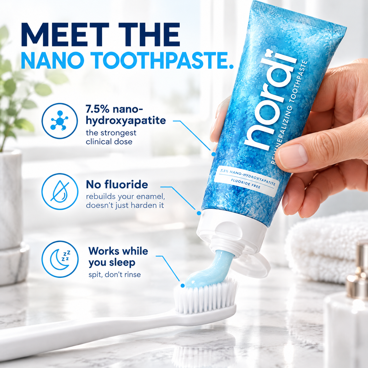 Meet the nordi nano toothpaste