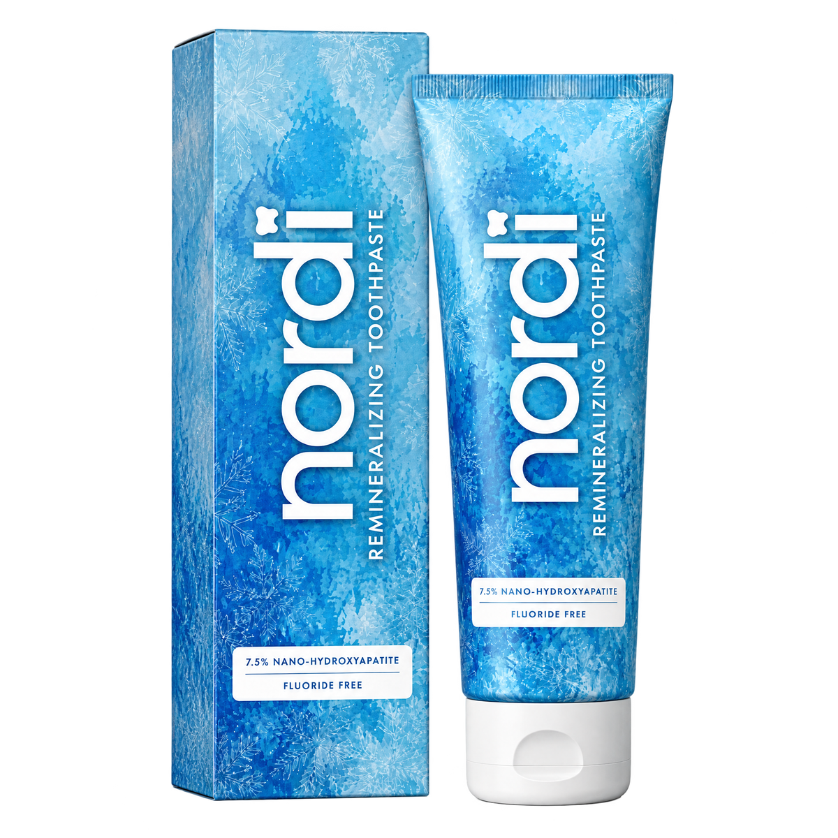 nordi Nano Toothpaste tube and box